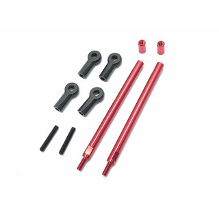 ロアリンクセット 71mm(M) レッド(CCR-50スペア/クローラー汎用) [CCR-50MR]