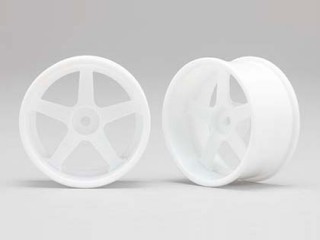 Rp ドリフトホイール 6本スポーク 02 オフセット6mm 白 Rp 6213w6 スーパーラジコン