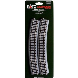 曲線線路 R670-22.5° <R670-22.5°>(4pcs) [2-230]