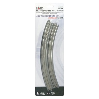 複線スラブ軌道アプローチ線路 R414/381mm 左右 <WR414/318SAR・WR414/318SAL> [20-188]