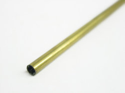 真鍮パイプ Φ2.5×3.1×500mm 1本 [TOR-BP25]