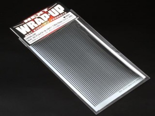REAL 3D グリルデカール シルバー 130×75mm(ライン/太目) [0005-08]