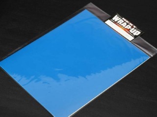 ウインドウカラースモークフィルム 透過タイプ 250×220mm(ブルー) [0003-04]