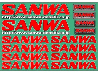 SANWA デカール(RED) [107A90533A]