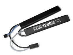 Noir LiPo 7.4V 1200mAh 20C SOPMOD対応サドルパック [GFG902]