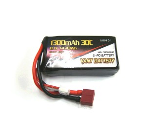Li-Poバッテリー 11.1V 1300mAh 30C [VT1300-30-3S]