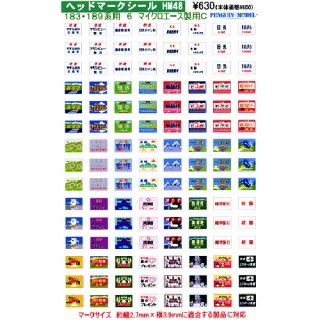 ヘッドマークシール 183・189系用6(マイクロエース製用C) [PG-HM48]