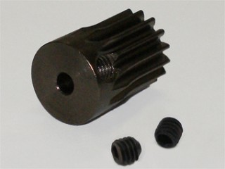 スチールピニオン 15T(Mod0.5,ID3.2mm) [HP-PIN0532-15]
