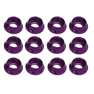 キャップビス用アルミM4皿ワッシャー ヘリ用 パープル [SGE-116P]