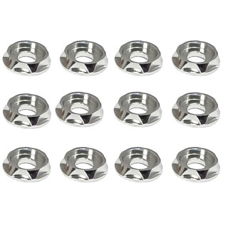 キャップビス用アルミM3皿ワッシャー ヘリ用 シルバー [SGE-115S]