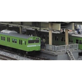 JR103系関西形 ウグイス 高運転台車 4両編成動力付きトータルセット(塗装済キット) [1229T]