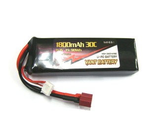 Li-Poバッテリー 11.1V 1800mAh 30C [VT1800-30-3S]