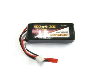 Li-Poバッテリー 11.1V 900mAh 30C [VT900-30-3S]