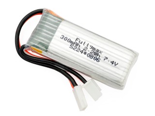 Li-Poバッテリー 7.4V 300mAh(A600) [XKA600-011]