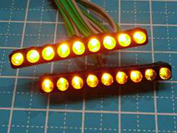 SU-LED-01用 9連ウインカーランプ(LED 黄色9個/1灯分×2個) [SU-LED-OP17]