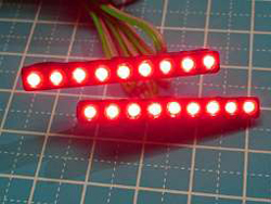 SU-LED-01用 9連ブレーキランプ(LED 赤9個/1灯分×2個) [SU-LED-OP16]