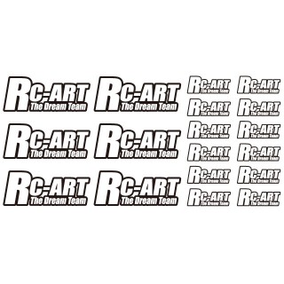 RC-ARTステッカー カット済み(ホワイト) [ART1009]