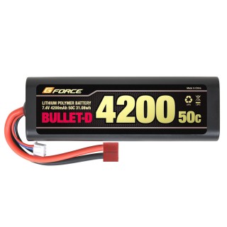 LiPo7.4V BULLET-D 4200(50C) [GFG009]]