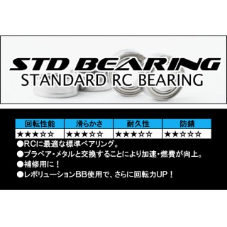 STD BEARING FOR RC 1050ZZ×10個 [STD-001]]