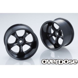RYホイール R-SPEC WORK VS KF 30mm ブラック offセット9mm [OD2820]