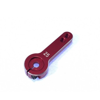 サーボホーン ロング 25T(フタバ用) レッド [SGE-78R]