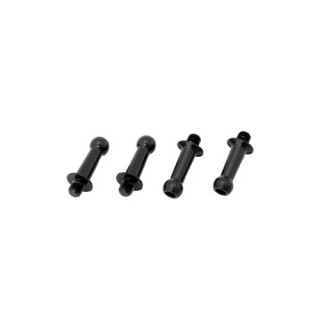 ジュラルミンφ4.3ピロボール(4個) L=10mm×N=3mm ブラック [WP-0052]