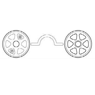 メルセデスベンツC11 ホイール ※アフターパーツ※ [19335088]