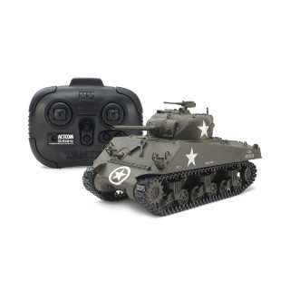 1/35RC アメリカ M4A3シャーマン戦車(専用プロポ付き) [48217]]