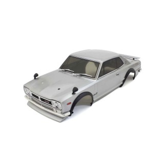 日産 スカイライン 2000GT-R(KPGC10) チューンド・バージョン シルバー デコレーションボディセット [FAB606SL]