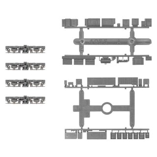 動力台車枠・床下機器セット A-36(FS345+4055A/JM) [8522]
