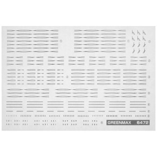 営団300/400/500形対応インレタ(メタリック) [6472]
