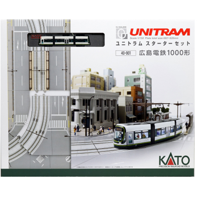 ユニトラムスターターセット 広島電鉄1000形 [40-902 ユニトラムスターターセット 広島電鉄1000形 [40-902