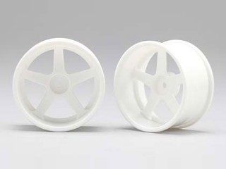 RP ドリフトホイール 5本スポーク 01 オフセット8mm(白) [RP-6113W8A]