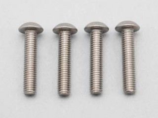 M3×15mm チタン製ボタンヘッドソケットスクリュー(4本入) [ZC-BH315TA]