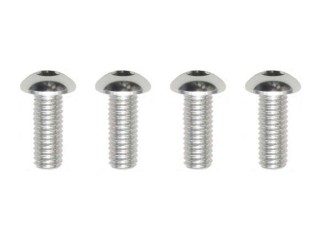 M3×8mmBHソケットスクリュー(アルミ製4本入) [ZC-BH38AA]