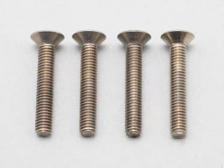 M3×18mm チタン製フラットヘッドソケットスクリュー(4本入) [ZC-F318TA]