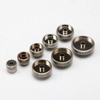46T 超硬プレシジョンピニオンギヤ 64ピッチ 軽量ハードコート [PG-6446A]