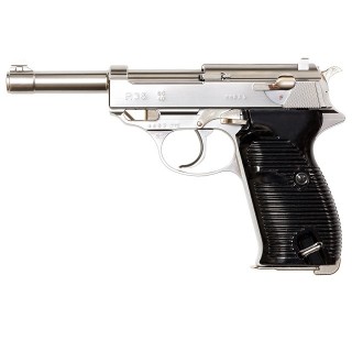 マルゼン ワルサーP38ブローバック(ac40.s) シルバー [MRZ-38423]