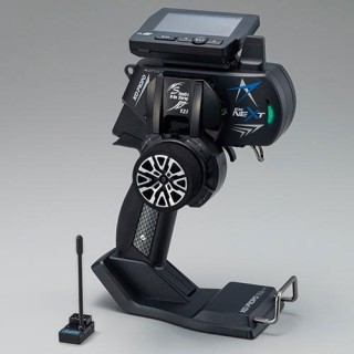 EX-NEXT(標準グリップ) ブラックSP KR-420XT(ショートアンテナ) 付き送受信機セット [KO-10742]