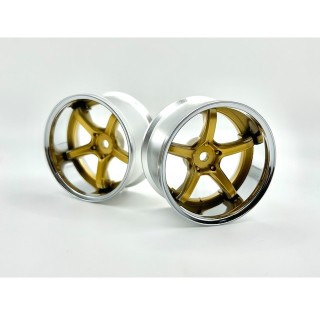 WORK EMOTION T5R 2P WHEEL DEEP CONCAVE OFF 8 CANDY GOLD [LW-0708CG]]