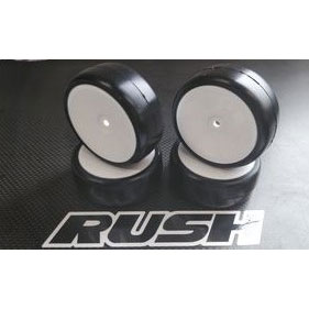 RUSH TIRE VR3 28X High Precision A Type yellow PREGLUEDTIRE [RU-0861a]]