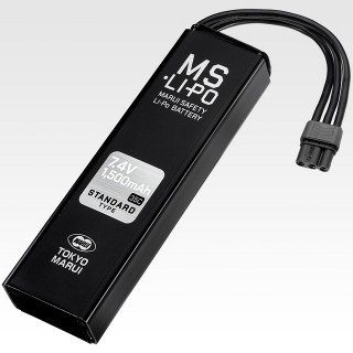 MS・Li-Poバッテリー7.4V1500mAhスタンダードタイプ [MEGP-247]]