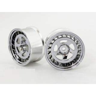 SSR Formula AERO SPOKE WHEEL オフセット8(深リム) クロームシルバー(2pcs) [WW-0608CS]