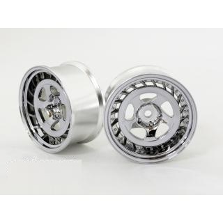 SSR Formula AERO SPOKE WHEEL オフセット8(深リム) クロームシルバー (2pcs) [WW-0608CS]]