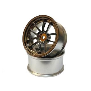 SSR REINER type10S WHEEL オフセット6(浅リム) ブラッククローム (2pcs) [WW-0706BC]]