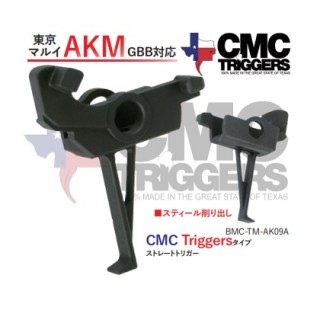 BowMaster マルイAKM用CMCタイプスティールストレートトリガー [BMC-TM-AK09A]]