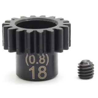 スチールピニオンギヤ 18T/0.8M/Φ5.0 [PNGS0818]