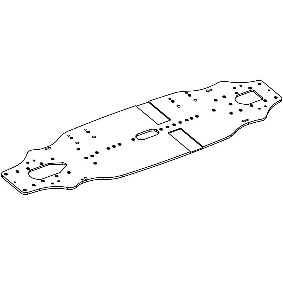 TC10/3 CARBON MAIN CHASSIS [3A-001-001]]