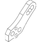 TC10/3 FRONT DAMPER STAY 3HOLE 2pic [3A-003-001]]