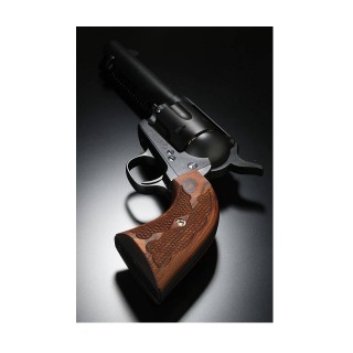 タナカ コルトSAA対応チェッカーウッドグリップ [HJ-230514]